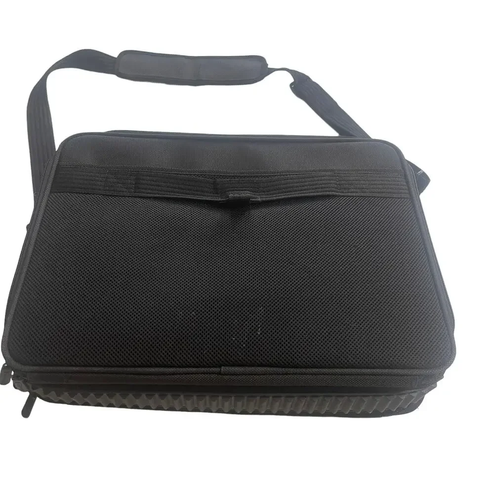 Targus Black Laptop‎ Work Office Black Grey Strap Laptop Shoulder Bag